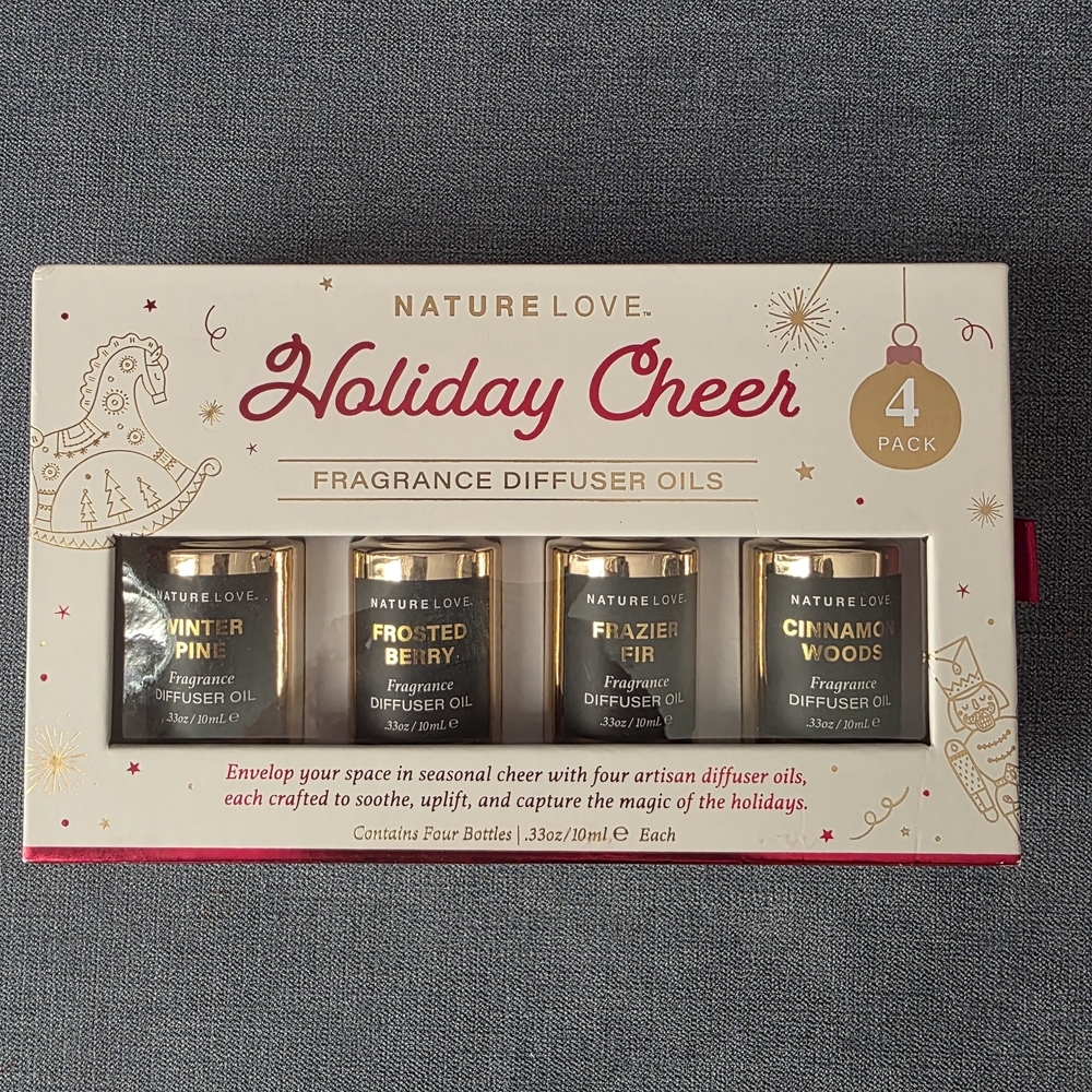 Holiday Cheer Diffuser Oils Set - Gold
